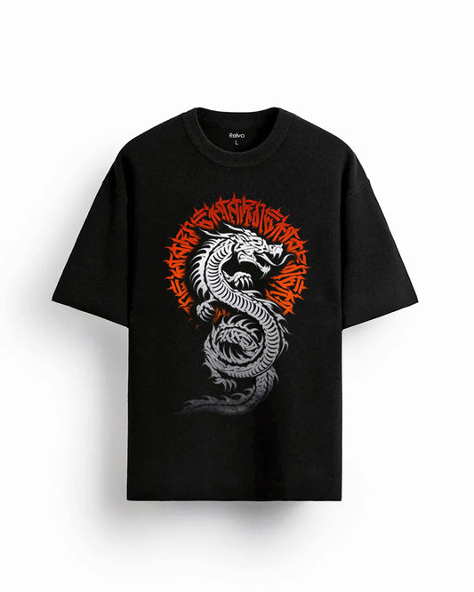 Relvo Dragon Fury Oversized Tee - Relvo