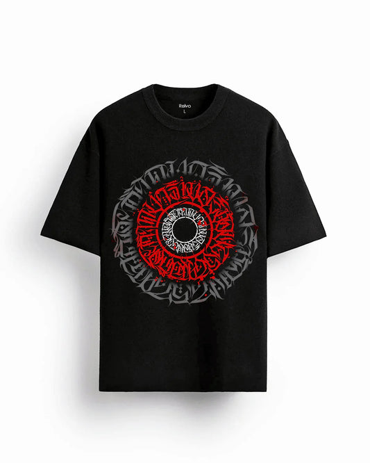 Relvo Concentric Calligraphy Graphic Tee - Relvo