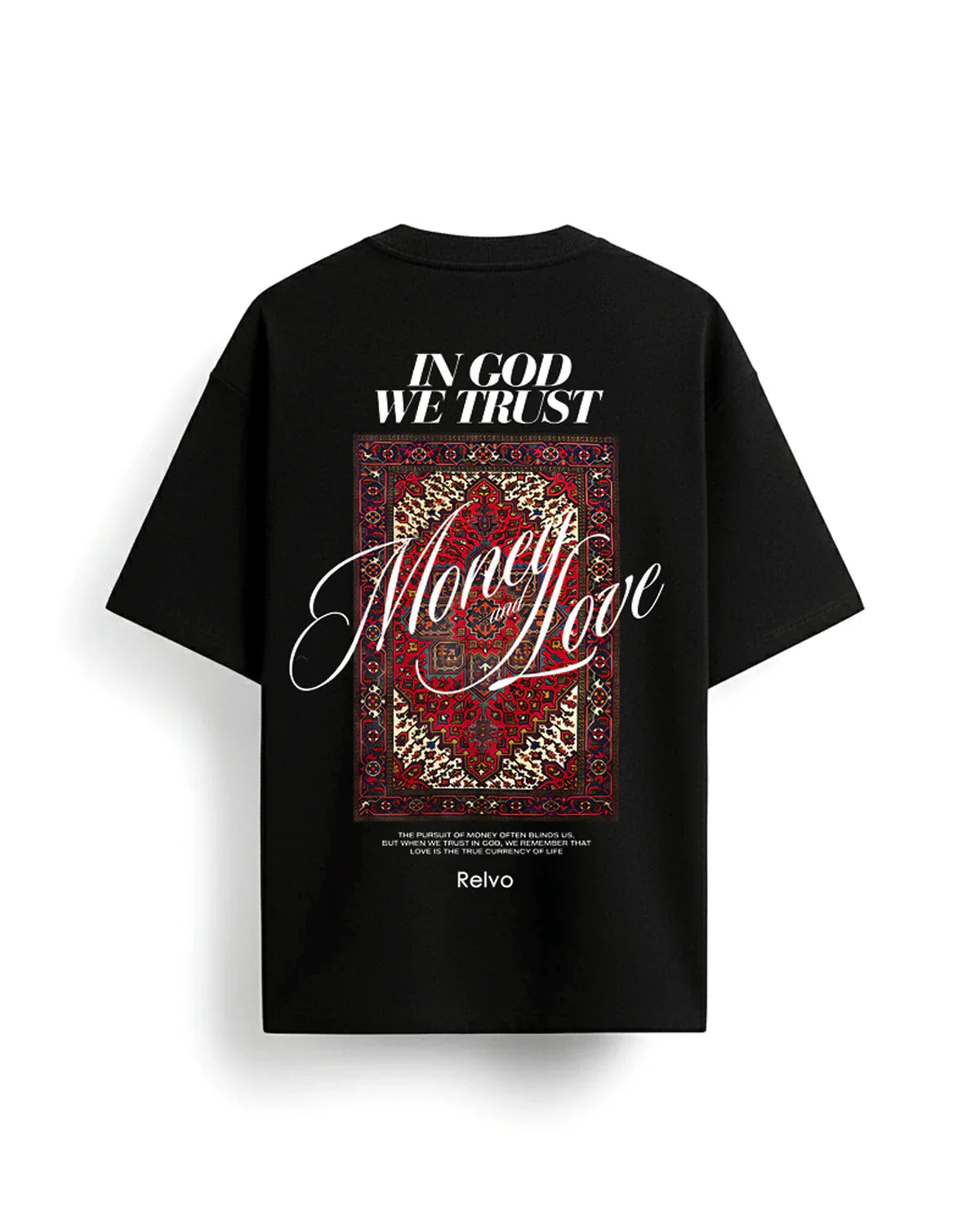 Relvo "True Currency" Oversized Graphic T-Shirt - Relvo