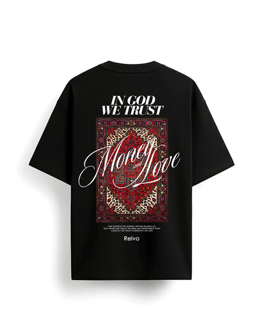 Relvo "True Currency" Oversized Graphic T-Shirt - Relvo