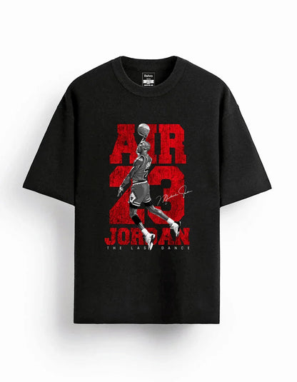 Air 23 “The Last Dance” Black Printed T-Shirt - Relvo